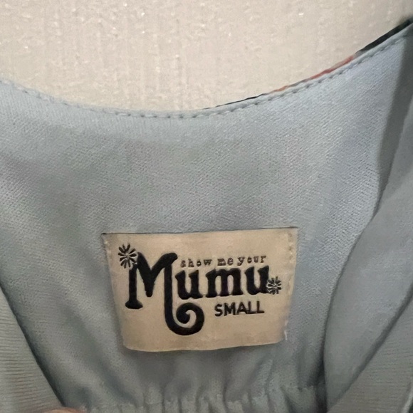 Show Me Your MuMu Caitlin Ruffle Maxi Dress in Hanalei Dream - Picture 5 of 6